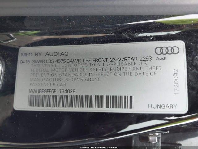 Audi A3 2.0t Premium