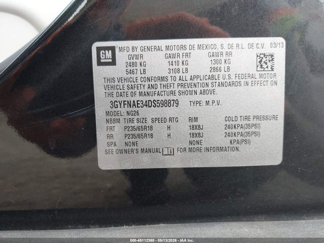 Cadillac SRX Standard