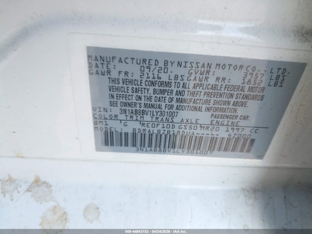Nissan Sentra S Xtronic Cvt
