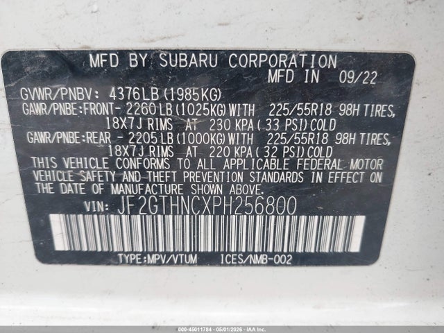 Subaru Crosstrek Limited