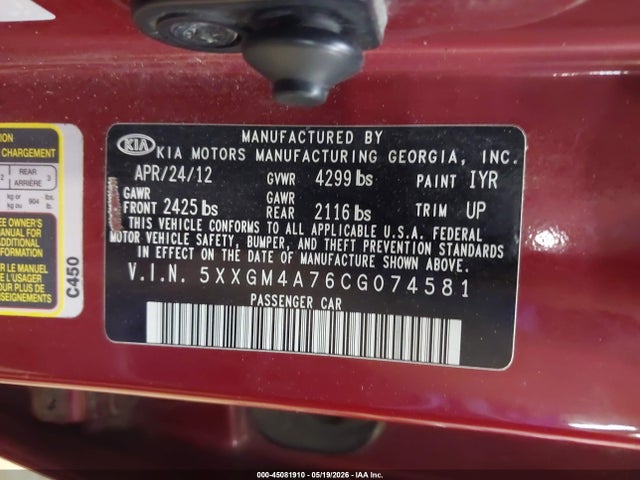 Kia Optima Lx
