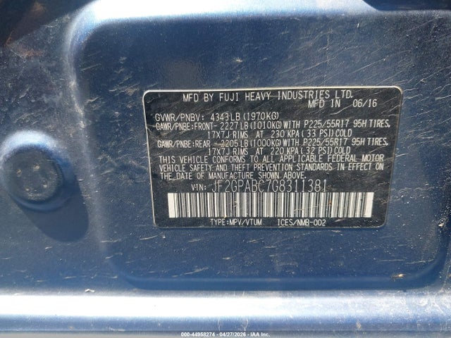 Subaru Crosstrek 2.0i Premium