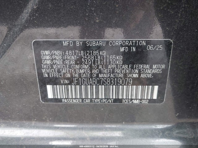 Subaru Impreza Base 5-door