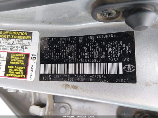 Toyota Camry Le