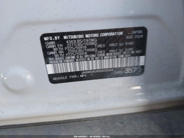 Mitsubishi Outlander 2.0 Ralliart Awc