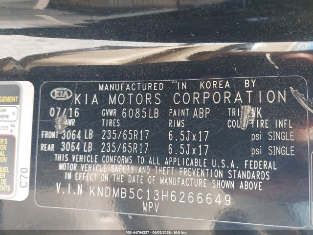 Kia Sedona Lx