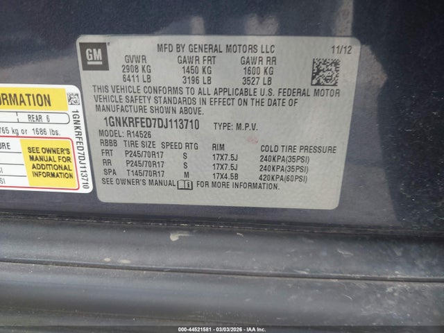 Chevrolet Traverse Ls