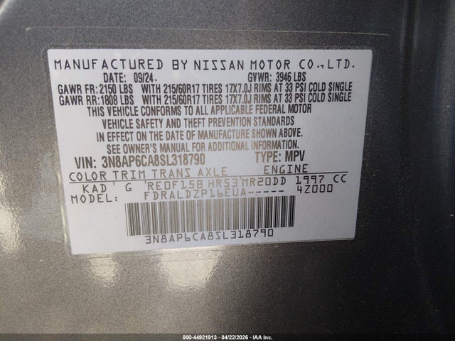 Nissan Kicks Sv Fwd