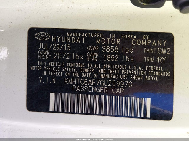 Hyundai VELOSTER Turbo