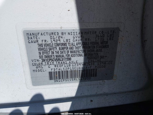 Nissan Kicks Sv Xtronic Cvt