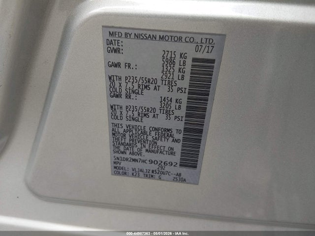 Nissan Pathfinder Platinum
