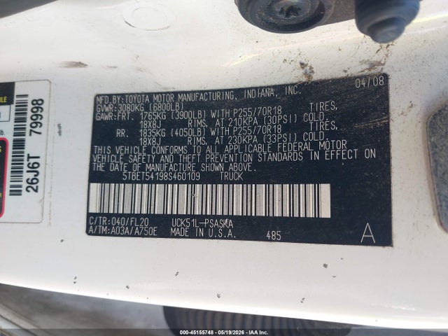 Toyota Tundra Base 4.7l V8