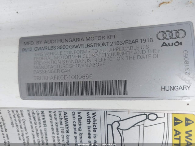 Audi TT 2.0t Premium Plus
