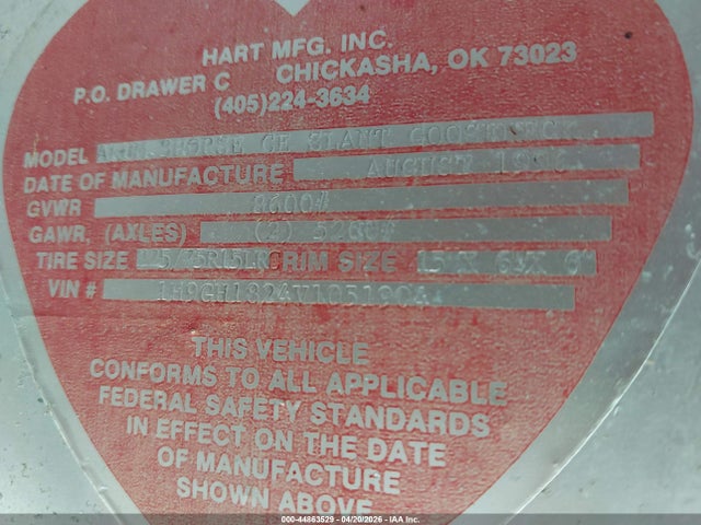 Hart Mfg. Travel Trlr
