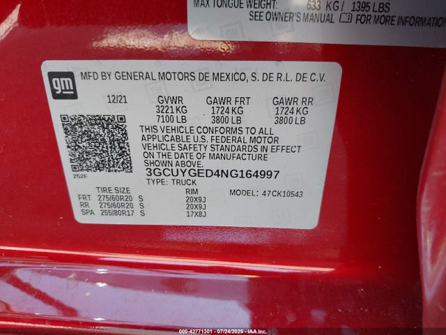 Chevrolet Silverado 1500 4wd  Short Bed Ltz