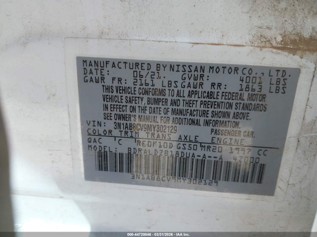 Nissan Sentra Sv Xtronic Cvt