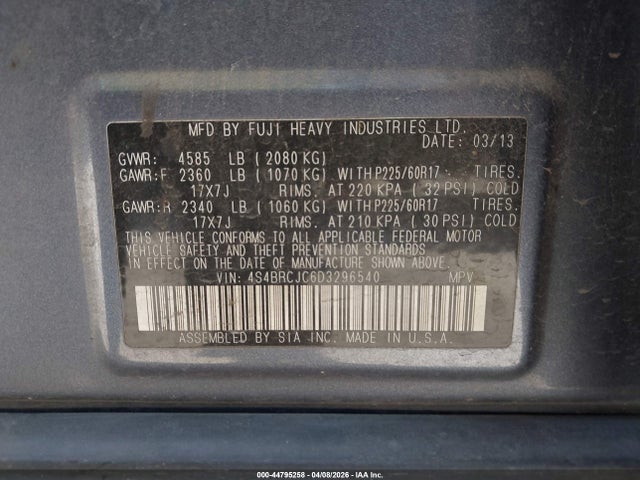 Subaru Outback 2.5i Limited