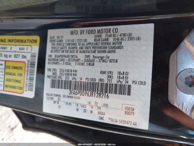 Ford Fusion Titanium