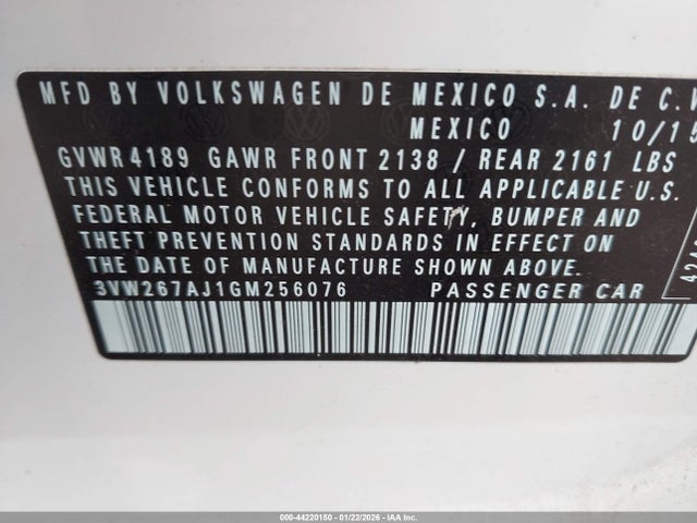 Volkswagen Jetta 1.4t S