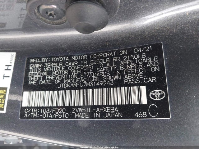 Toyota Prius Le