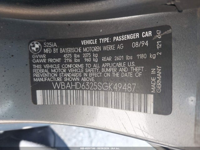 BMW 5 Series I Automatic