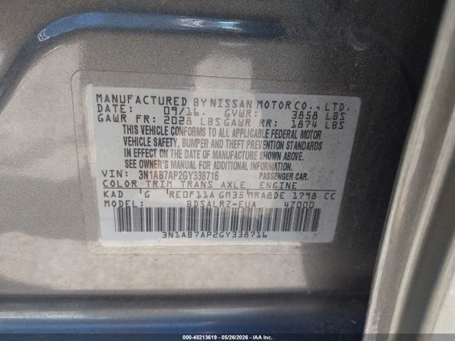 Nissan Sentra Sr