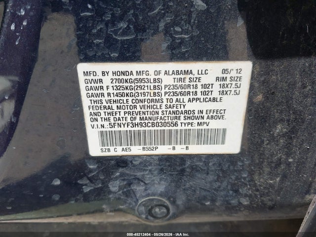 Honda Pilot Touring