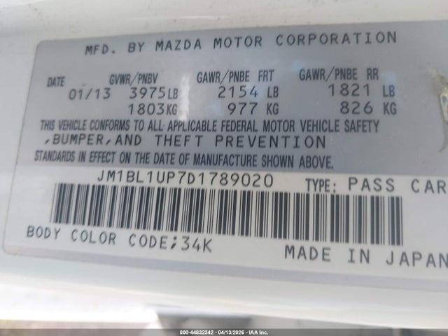Mazda Mazda3 I Sport
