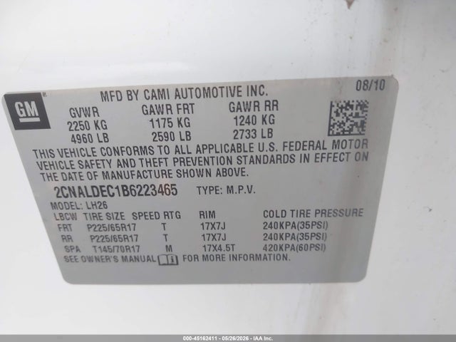 Chevrolet Equinox 1lt