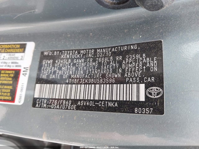 Toyota Camry Le