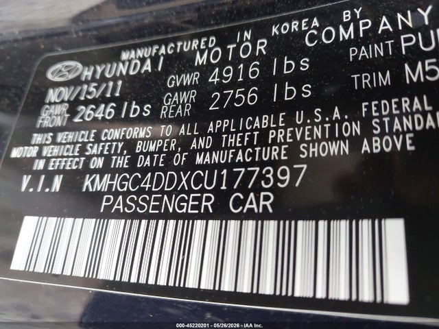 Hyundai Genesis 3.8