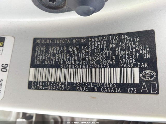 Toyota Corolla Le