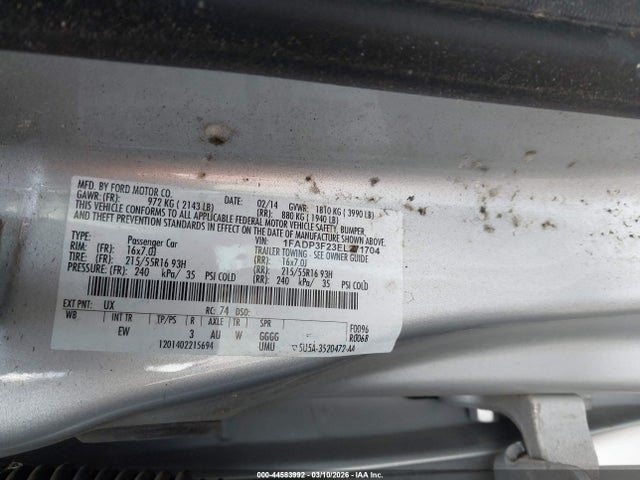 Ford Focus Se