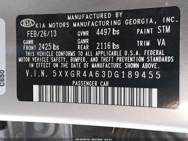 Kia Optima Sx