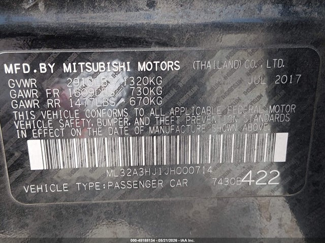 Mitsubishi Mirage Es