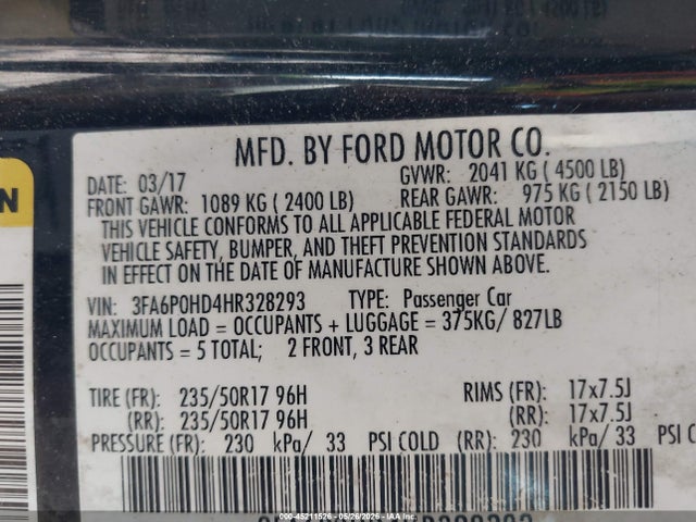 Ford Fusion Se