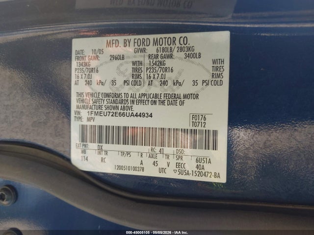 Ford Explorer Xls