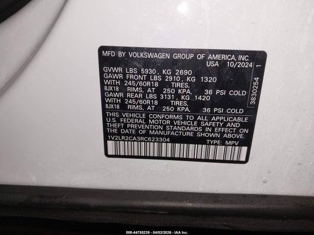 Volkswagen Atlas 2.0t Se