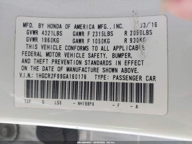 Honda Accord Ex-l