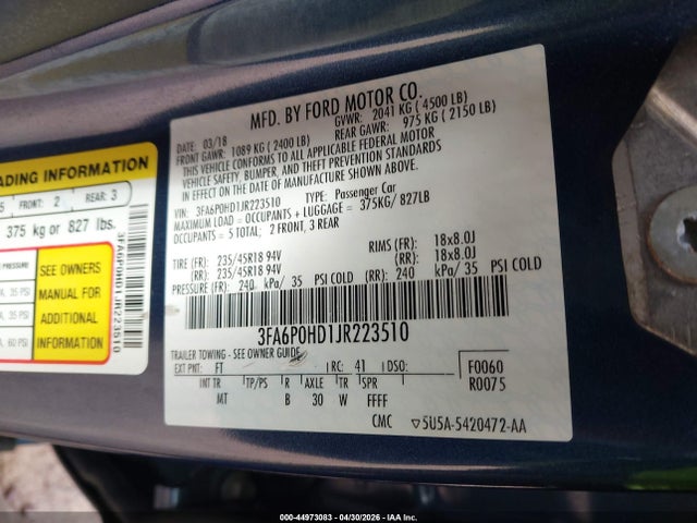 Ford Fusion Se
