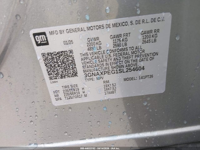 Chevrolet Equinox Awd Lt