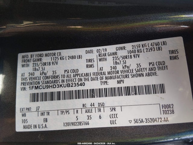 Ford Escape Sel
