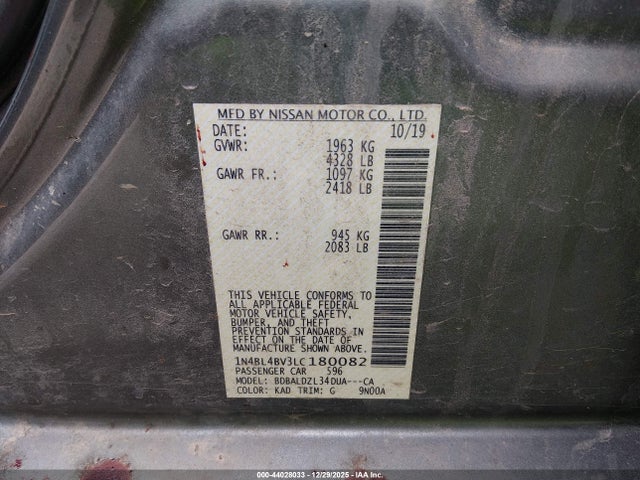 Nissan Altima S Fwd