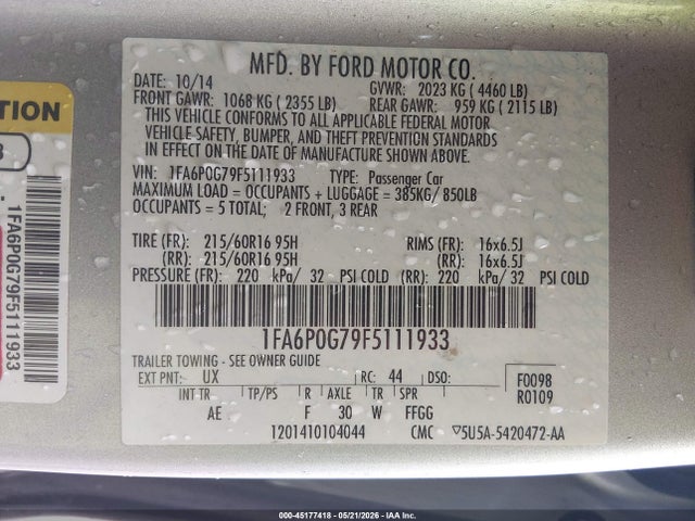 Ford Fusion S