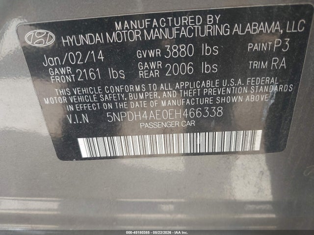 Hyundai ELANTRA Se