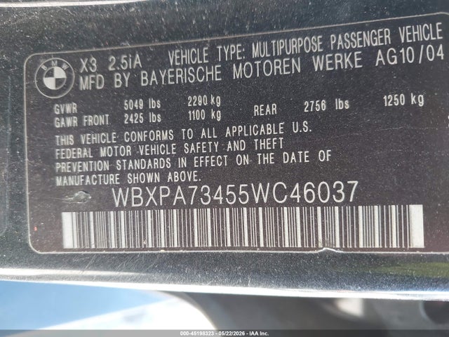 BMW X Series 2.5i