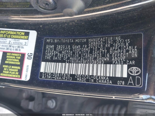 Toyota Corolla Le