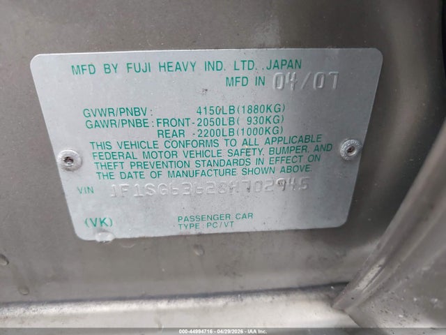 Subaru Forester 2.5x