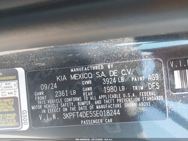 Kia K4 Lxs