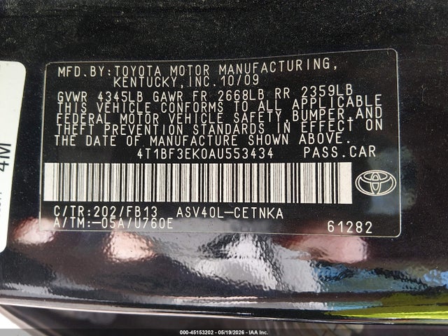 Toyota Camry Le
